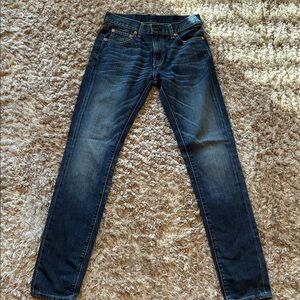 Levi's Men's Dark Indigo Straight Jeans